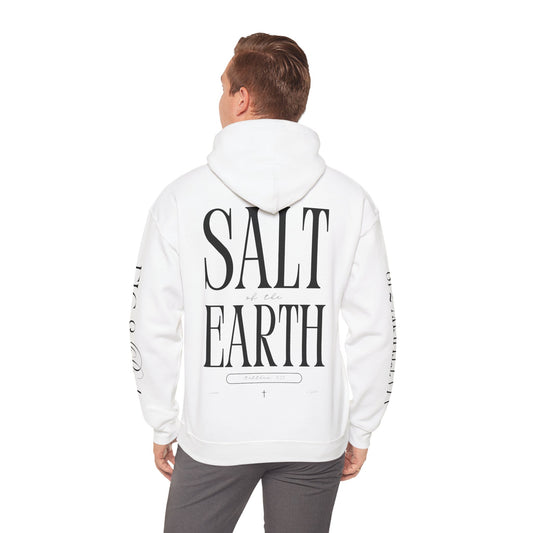 Salt of the Earth Hoodie with Sleeve Design